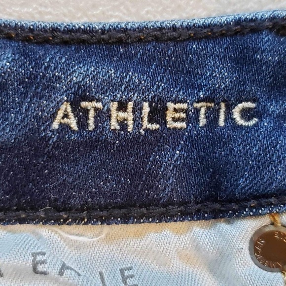 American Eagle AE Jeans Airflex Mens 28x30 Dark Wash Athletic Fit Skinny - Picture 9 of 13